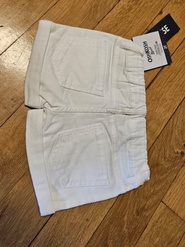 OshKosh Jeansshorts in Weiß