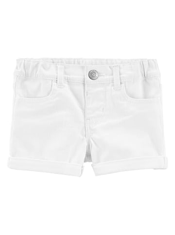 OshKosh Jeansshorts in Weiß