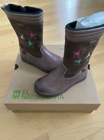 El Naturalista Leder-Winterstiefel in Braun