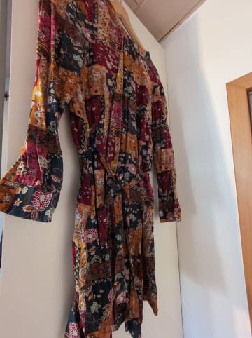 ONLY Kleid "Nova" in Orange/ Rot/ Dunkelblau