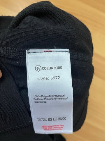 Color Kids 2tlg. Funktionswäscheset in Schwarz