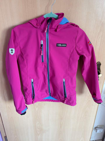Trollkids Softshelljacke "Preikestolen" in Pink
