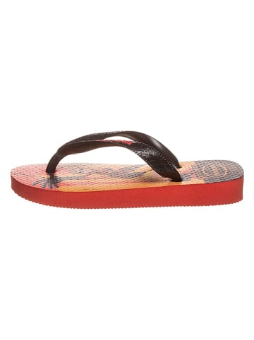 Havaianas Zehentrenner in Schwarz/ Rot