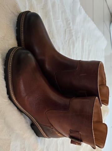 TRAVELIN' Leder-Boots "Vadfoss" in Braun