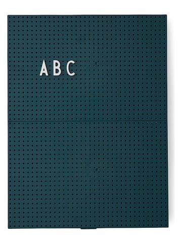 Design Letters Message-Board in Dunkelgrün - A4