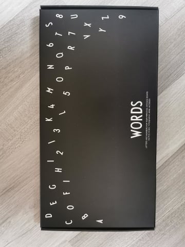 Design Letters Message-Board-Symbole "Buchstaben & Zahlen" in Weiß - (L)2 cm