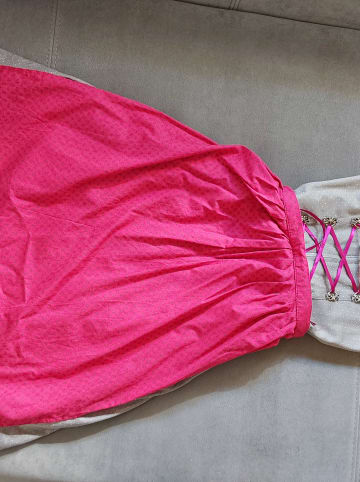 Berwin und Wolff Dirndl in Grau/ Pink