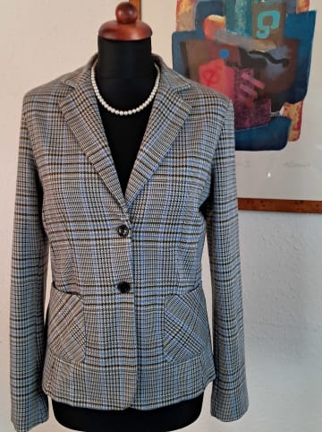 More & More Blazer in Hellblau/ Schwarz