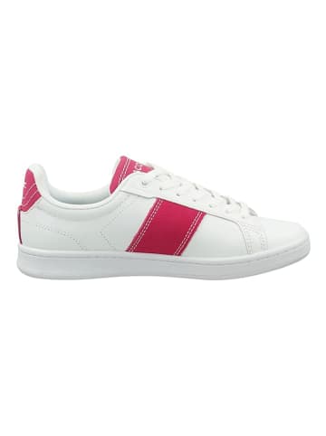 Lacoste Sneaker in Weiß/Pink