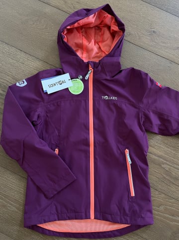 Trollkids Regenjacke "Telemark" in Lila