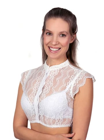 Edelnice Dirndlbluse "Luisa" in Weiß