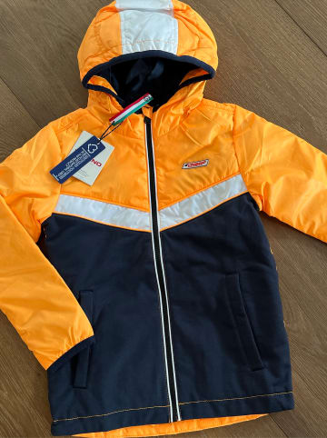 Vingino Übergangsjacke "Tex" in Neonorange/ Schwarz