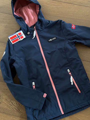 Trollkids Softshelljacke " Oslofjord" in Dunkelblau