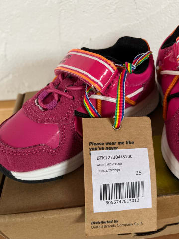 Benetton Sneakers in Pink/ Orange