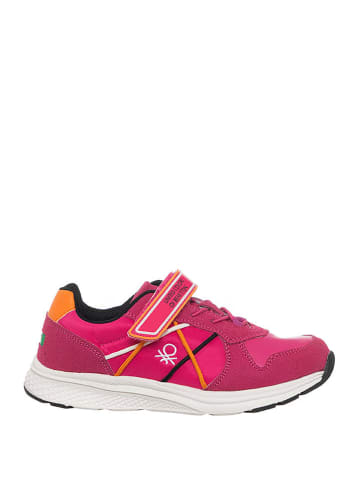 Benetton Sneakers in Pink/ Orange