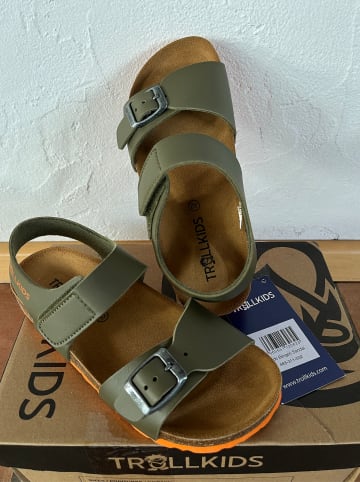 Trollkids Sandalen "Bergen" in Khaki