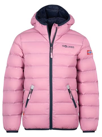 Trollkids Daunenjacke "Dovrefjell" in Rosa