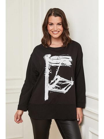 Curvy Lady Longsleeve in Schwarz