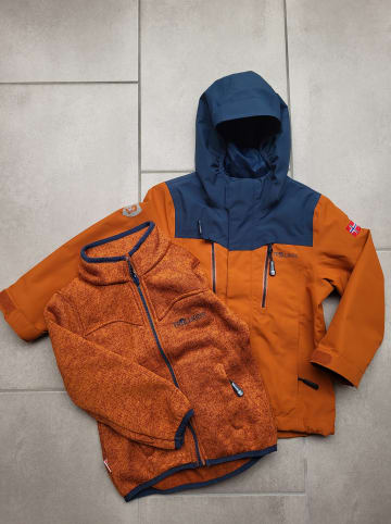 Trollkids 3in1-Funktionsjacke "Preikestolen" in Hellbraun