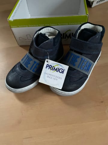 Primigi Leder-Sneakers in Dunkelblau