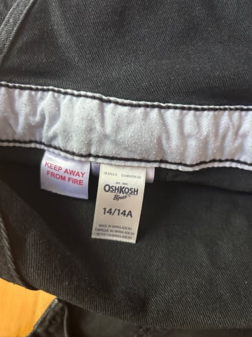 OshKosh Jeanslatzkleid in Schwarz