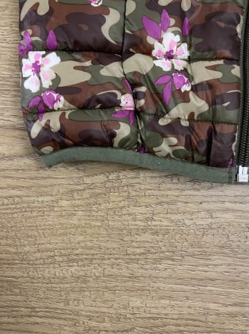 Benetton Übergangsjacke in Khaki/ Rosa