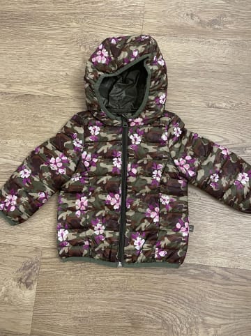 Benetton Übergangsjacke in Khaki/ Rosa