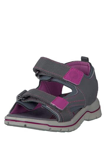 Ricosta Sandalen "Tame" in Grau/ Pink