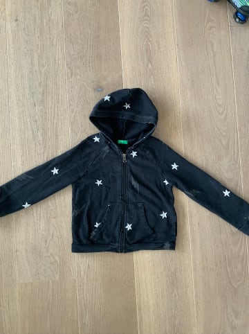 Benetton Sweatjacke in Schwarz