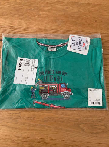 Salt and Pepper Longsleeve in Grün