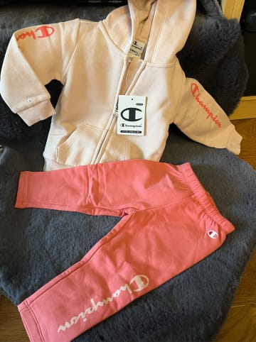 Champion 2tlg. Outfit in Beige/ Lachs