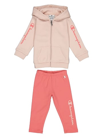 Champion 2tlg. Outfit in Beige/ Lachs