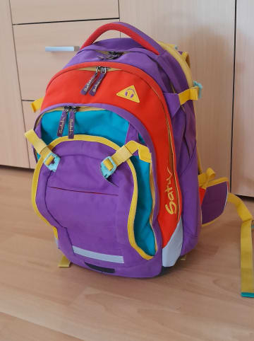 Satch match Schulrucksack 48 cm in Color Block Lila