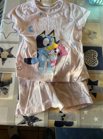 Bluey Pyjama "Bluey" in Rosa/ Bunt
