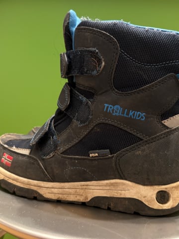 Trollkids Winterboots "Lofoten XT" in Dunkelblau/ Hellblau