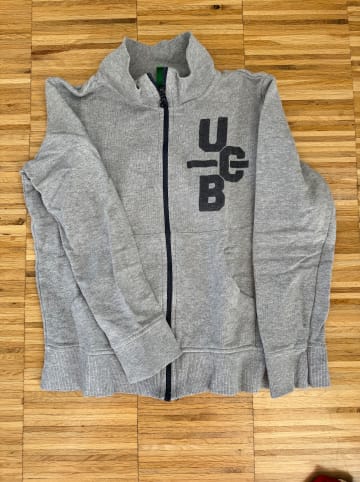 Benetton Sweatjacke in Grau