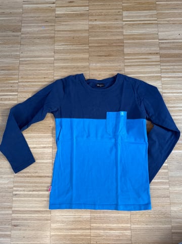 Trollkids Funktionsshirt "Bergen" in Blau/ Dunkelblau