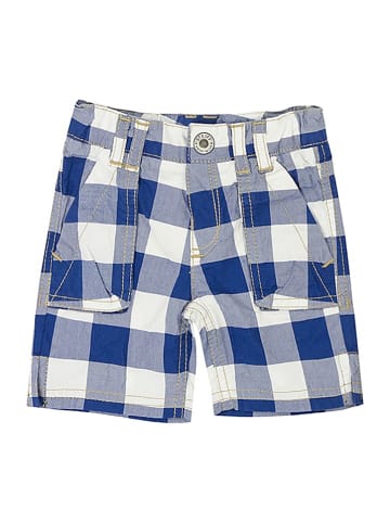 Steiff Bermudas in Blau/ Weiß