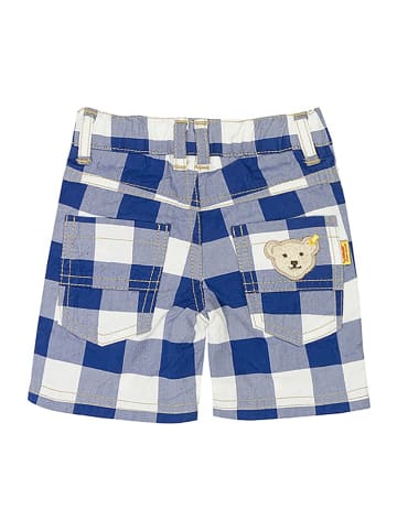 Steiff Bermudas in Blau/ Weiß