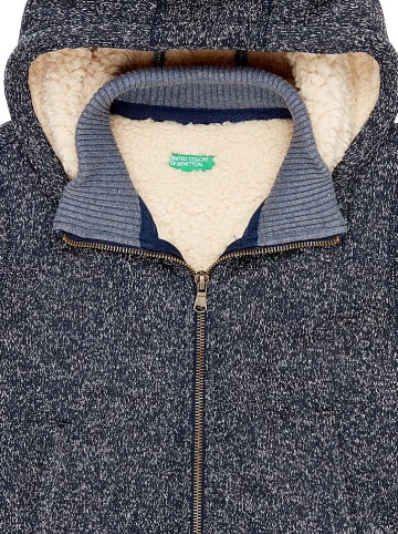 Benetton Jacke in Dunkelblau