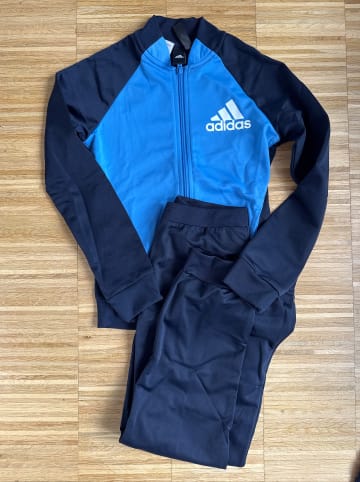 adidas Trainingsanzug "Performance" in Dunkelblau/ Hellblau