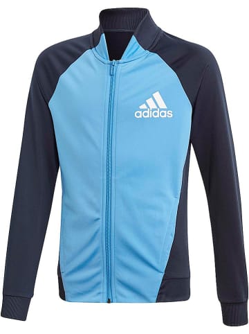 adidas Trainingsanzug "Performance" in Dunkelblau/ Hellblau