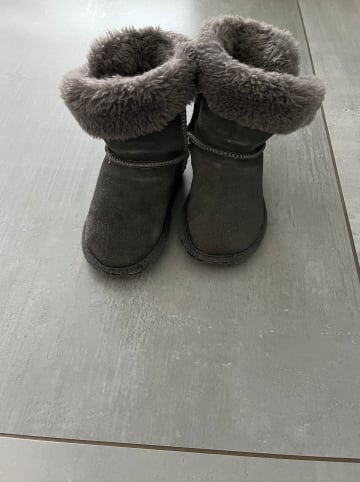 NICEBAY Leder-Boots "Cuore" in Anthrazit