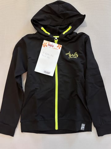 Topo Sweatjacke in Schwarz/ Grün