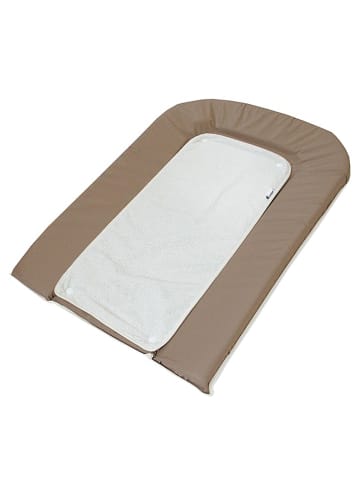 Candide Wickelauflage in Taupe mit Bezügen - (L)71 x (B)45 cm