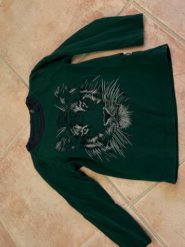 lamino Longsleeve in Dunkelgrün