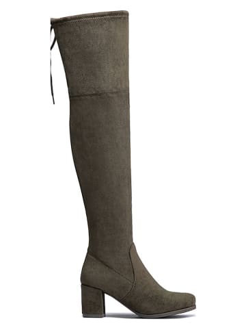 Foreverfolie Stiefel in Khaki