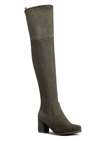 Foreverfolie Stiefel in Khaki