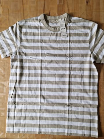 ESPRIT Shirt in Beige/ Weiß