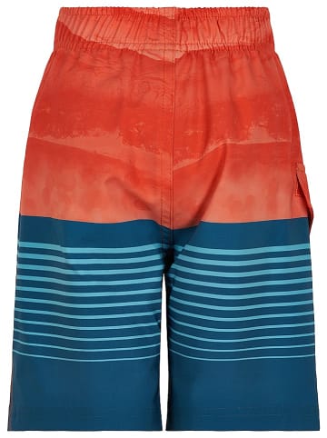 Color Kids Badeshorts in Rot/ Blau